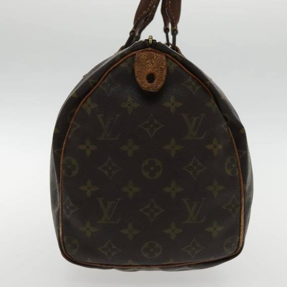 LOUIS VUITTON Monogram Speedy 30 Hand Bag M41526 LV Auth 94336 - Picture 4 of 16